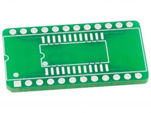 Adapter board SOIC-24 - DIP-24W @ electrokit