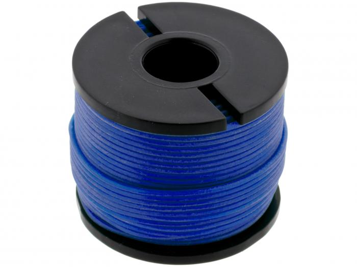 Hookup wire AWG30 silicone 15m - blue @ electrokit (1 of 2)