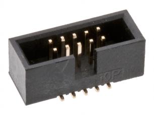 Pin header 1.27mm 10-pin SWD header @ electrokit