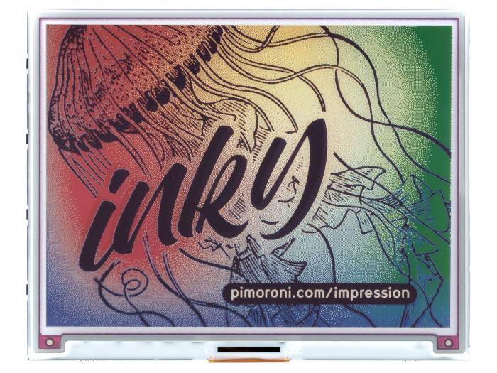 Inky Impression - Display E-papper 7 frger 5.7