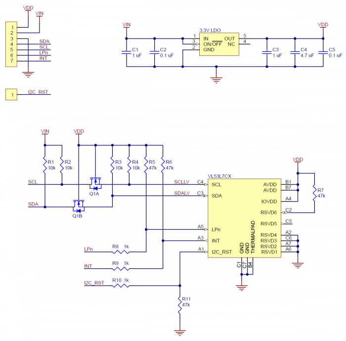 Avstndssensor 8x8-matris 3.5m @ electrokit (5 of 6)