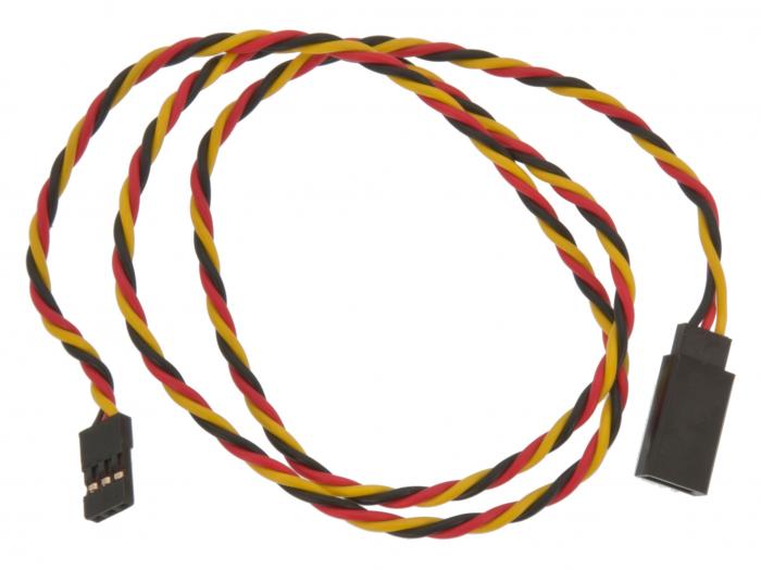 Servo extension cable twisted Hitec AWG22 24