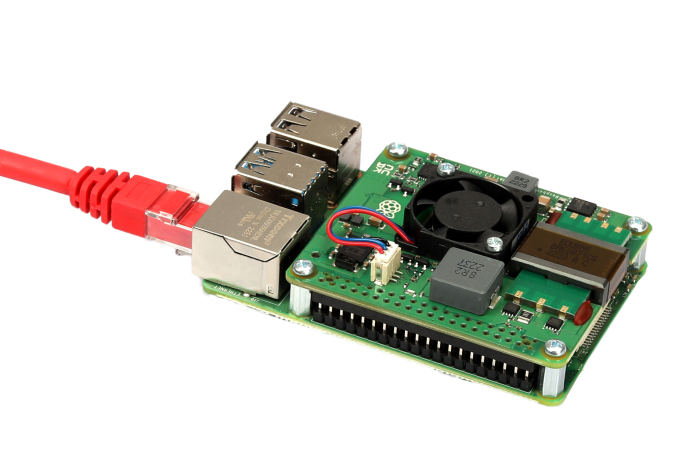 Raspberry Pi 4 Model B 8GB och PoE+ HAT @ electrokit (1 av 1)