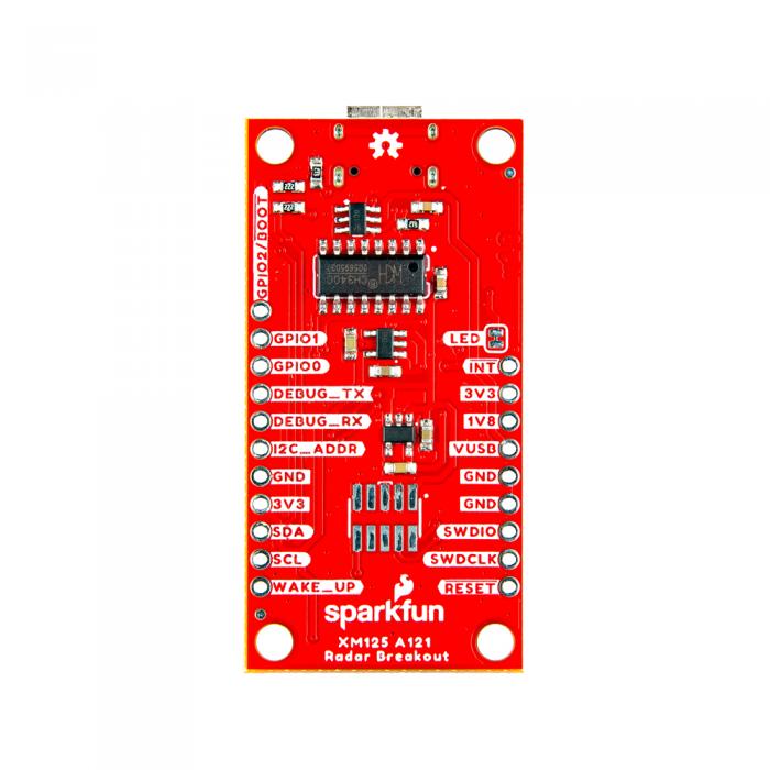 Radarsensor Acconeer XM125 monterad p kort @ electrokit (3 av 3)