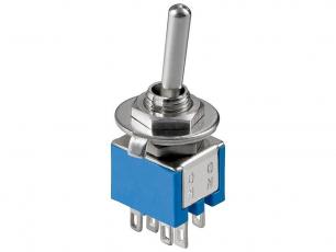 Toggle switch sub-miniature 2-p on-on solder lugs SMTS-202 @ electrokit