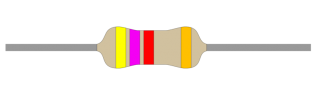 Resistor 3W 4.7kohm 5% (4k7) @ electrokit