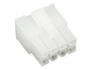 Contact housing Mini-Fit Jr female 2x4p @ electrokit