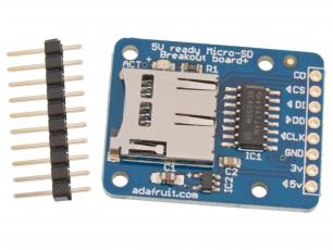 MicroSD reader 5V @ electrokit