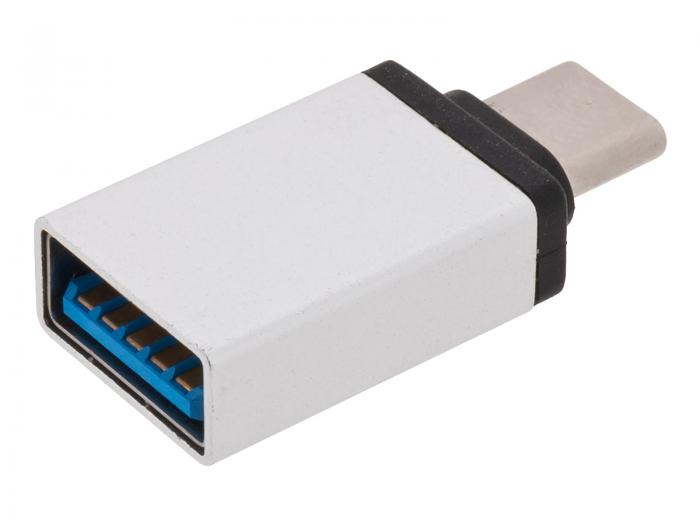 Adapter USB 3.0 C male USB-A female Alu @ electrokit (2 of 4)