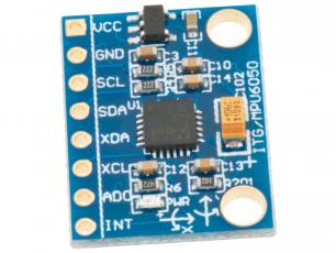 MPU-6050 accelerometer 3-axis & gyro breakout @ electrokit