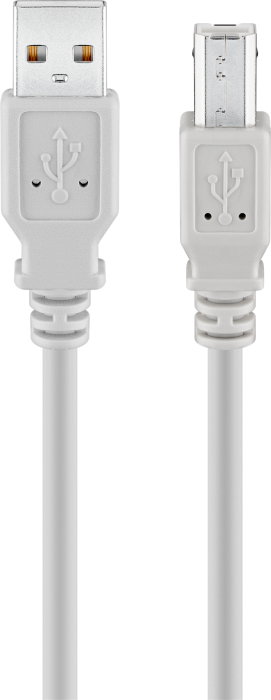 USB 2.0 kabel A-hane - B-hane 1.8m gr @ electrokit (1 av 1)