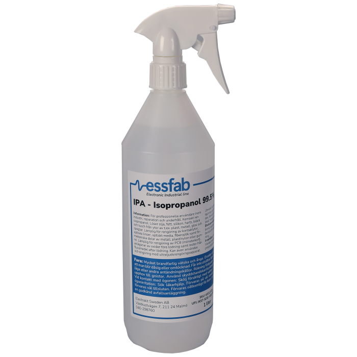 Isopropyl alcohol IPA 99.5% 1liter @ electrokit (3 of 3)