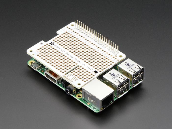 PiHat Prototypkort fr Raspberry Pi A+/B+ - Utan EEPROM @ electrokit (5 av 5)