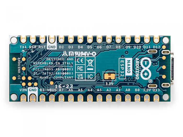 Arduino Nano ESP32 (no headers) @ electrokit (3 av 9)