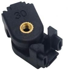 Angled connector for aluminium profile 30° @ electrokit