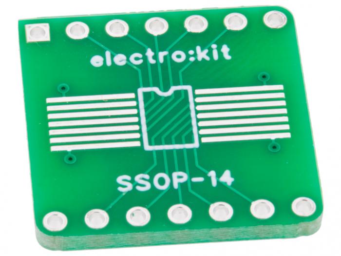 Adapterkort SOIC-14 / TSSOP-14 @ electrokit (2 av 4)