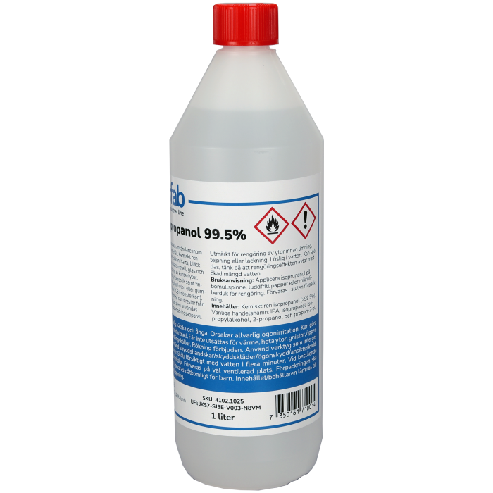 Isopropyl alcohol IPA 99.5% 1liter @ electrokit (2 of 3)