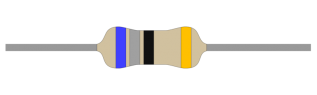 Resistor carbon film 0.25W 68ohm (68R) @ electrokit