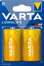 D / LR20 alkaliska batterier Varta 2-pack @ electrokit