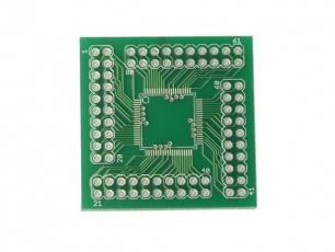 Adaptercard xQFP80 0.50mm @ electrokit