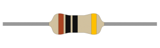 Resistor carbon film 0.25W 10ohm (10R) @ electrokit