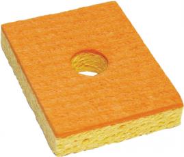 Sponge for soldering station 53x65mm w hole (Weller) @ electrokit