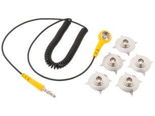 Cable for table mat with 5x button connectors @ electrokit