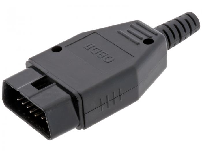 OBD2 connector male with housing @ electrokit (2 of 4)