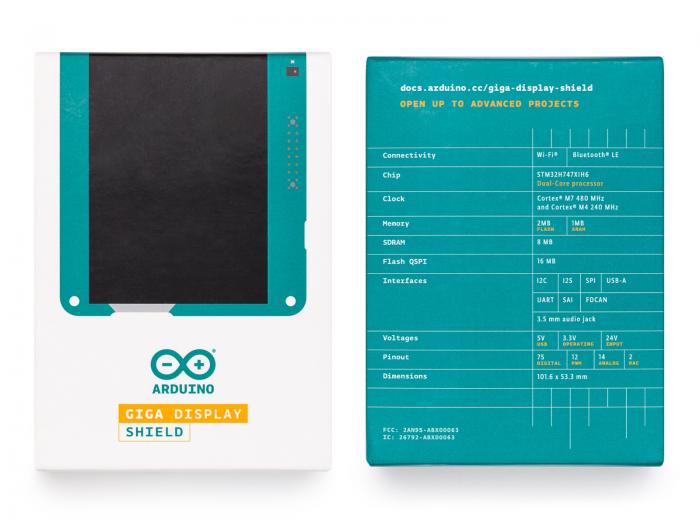Arduino Giga Display Shield @ electrokit (4 av 8)