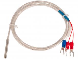 Platinum RTD Sensor - PT100 - 3-wire 1m @ electrokit