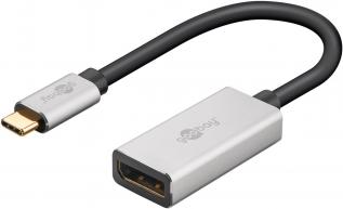 Adapter USB-C till DisplayPort 1.4 (8K@60Hz) @ electrokit