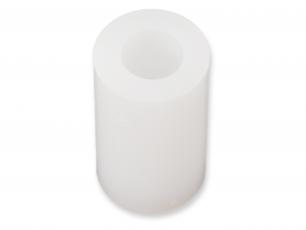 Spacer M3 10mm plastic white @ electrokit