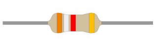 Resistor 1W 5% 3.9kohm (3k9) @ electrokit