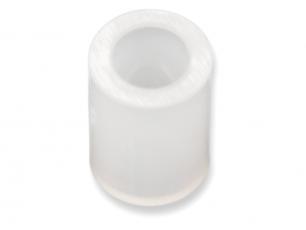 Spacer M2 5mm plastic white @ electrokit