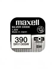 Button cell silver oxide 389/390 SR1130 Maxell @ electrokit