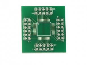 Adaptercard xQFP44 0.80mm @ electrokit