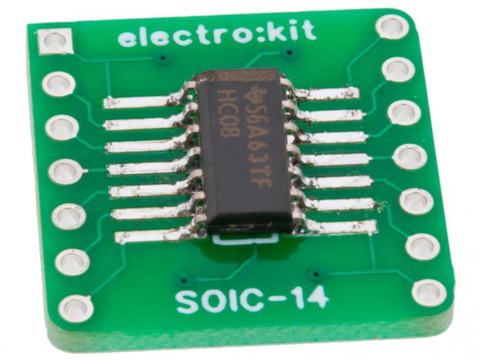 Adapterkort SOIC-14 / TSSOP-14 @ electrokit (3 av 4)