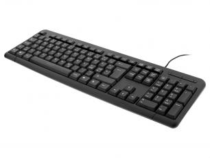 Keyboard USB black @ electrokit