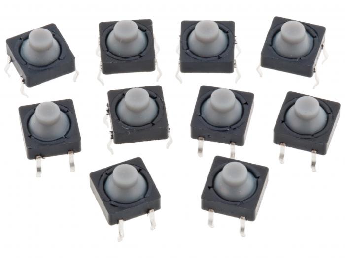 Tryckknapp PCB 8mm mjuk 10-pack @ electrokit (1 av 3)