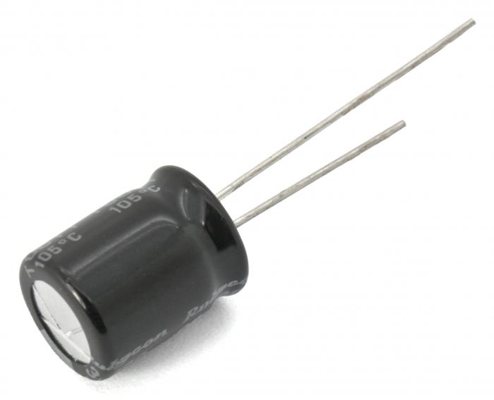 El.lyt 470uF 16V 105C 10x12mm @ electrokit (1 av 1)