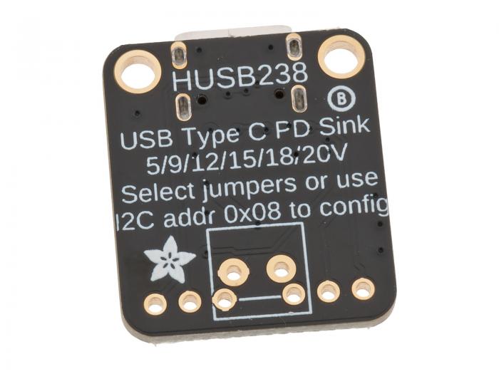 USB-PD Strmfrsrjningskort 5-20V @ electrokit (2 av 2)