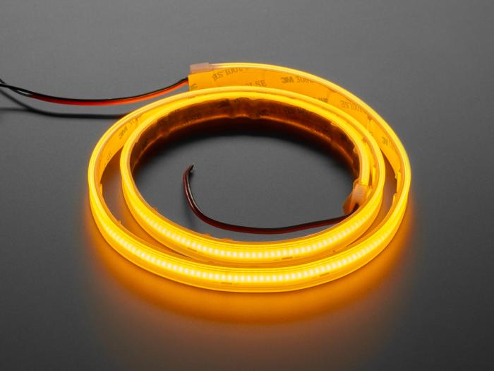 LED strip 1m diffuse - yellow @ electrokit (3 of 3)