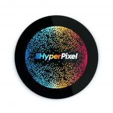HyperPixel 2.1 Round - med touch @ electrokit