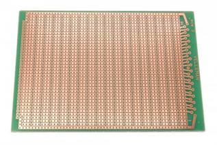 Experiment board 3-hole 100x160 FR4 @ electrokit