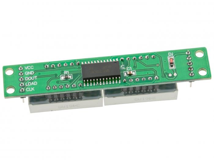 LED module 7-segment 8 digit serial @ electrokit (2 of 3)