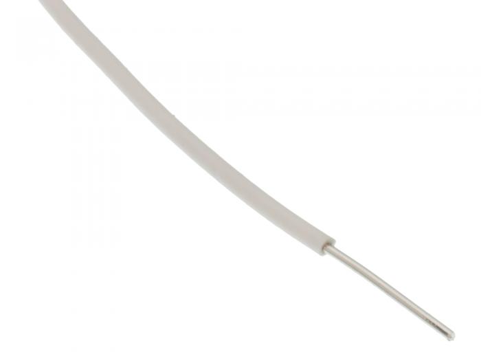 Hook-up wire AWG20 solid core - white /m @ electrokit (2 of 2)