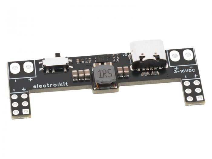 Strmfrsrjning fr kopplingsdck 3.3/5V USB-C @ electrokit (1 av 8)