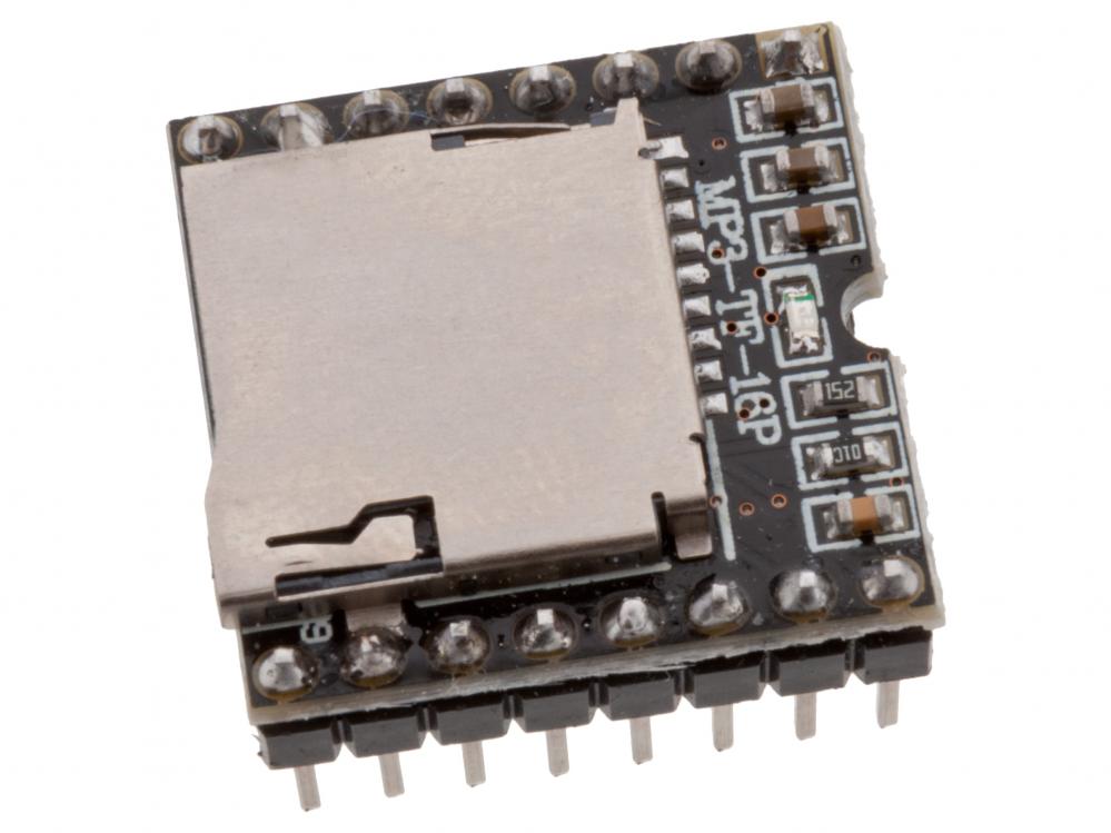 Buy Mini MP3 Player module MicroSD at the right price @ electrokit