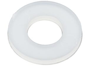 Washer nylon 4.3x9x0.8mm @ electrokit