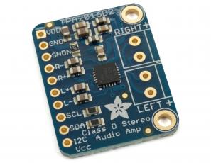 Audio amplifier class-D 2-8W stereo AGC I2C @ electrokit